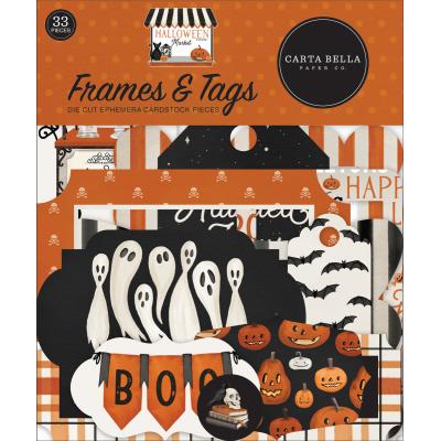 Carta Bella Halloween Market Die Cuts - Frames & Tags